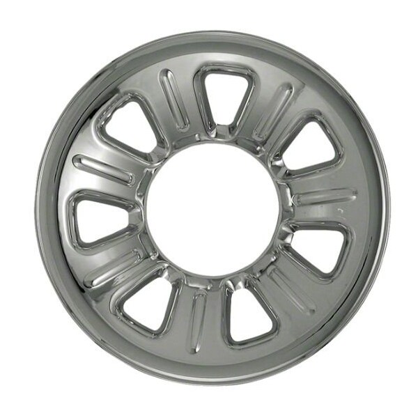 Coast2Coast 15", 7 Dimpled Spoke, Chrome Plated, Plastic, Set Of 4, Compatible With Steel Wheels IWCIMP21 - main